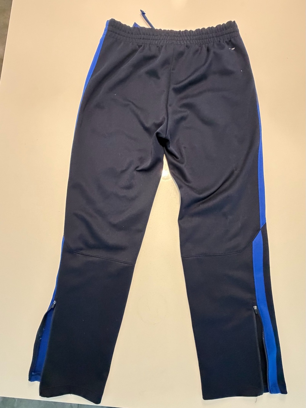 Layer 8 Black Joggers with Blue Side Stripe